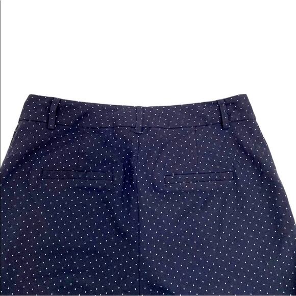 OVI Small Blue & White Polka Dots Straight Leg Skinny Pants - Picture 6 of 13